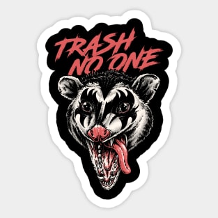 trash no one Sticker